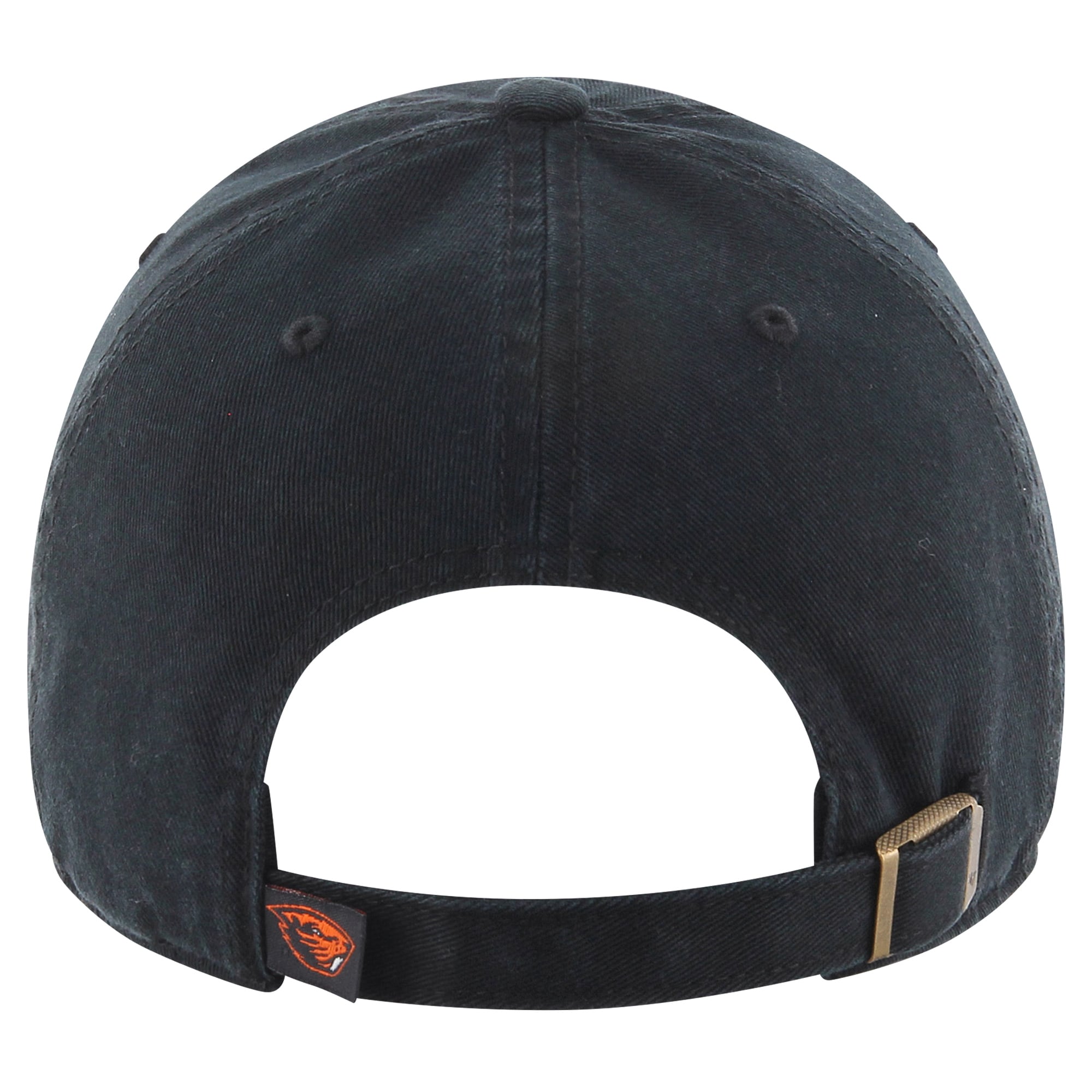 Unisex '47  Black Oregon State Beavers Mascot Clean Up Adjustable Hat