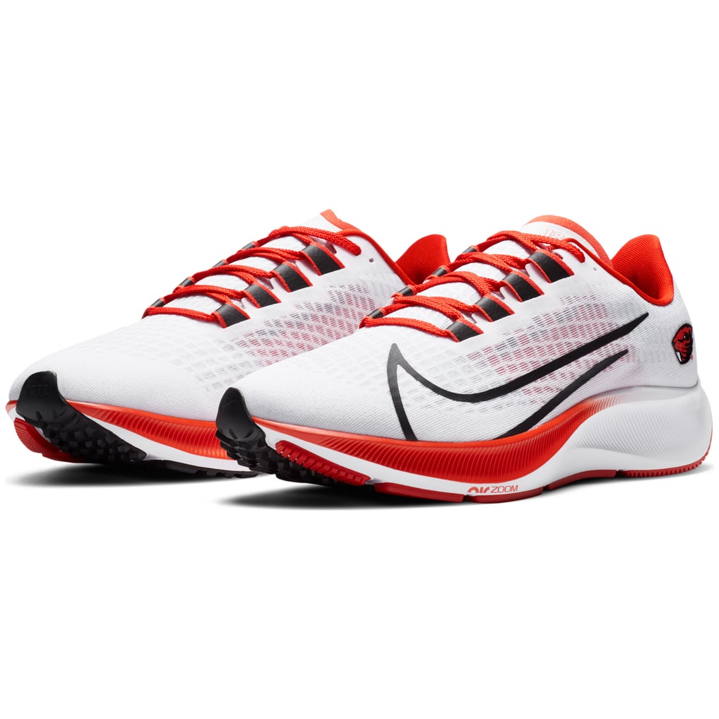 Unisex Nike White Oregon State Beavers Pegasus 37 Running Shoes display picture 1