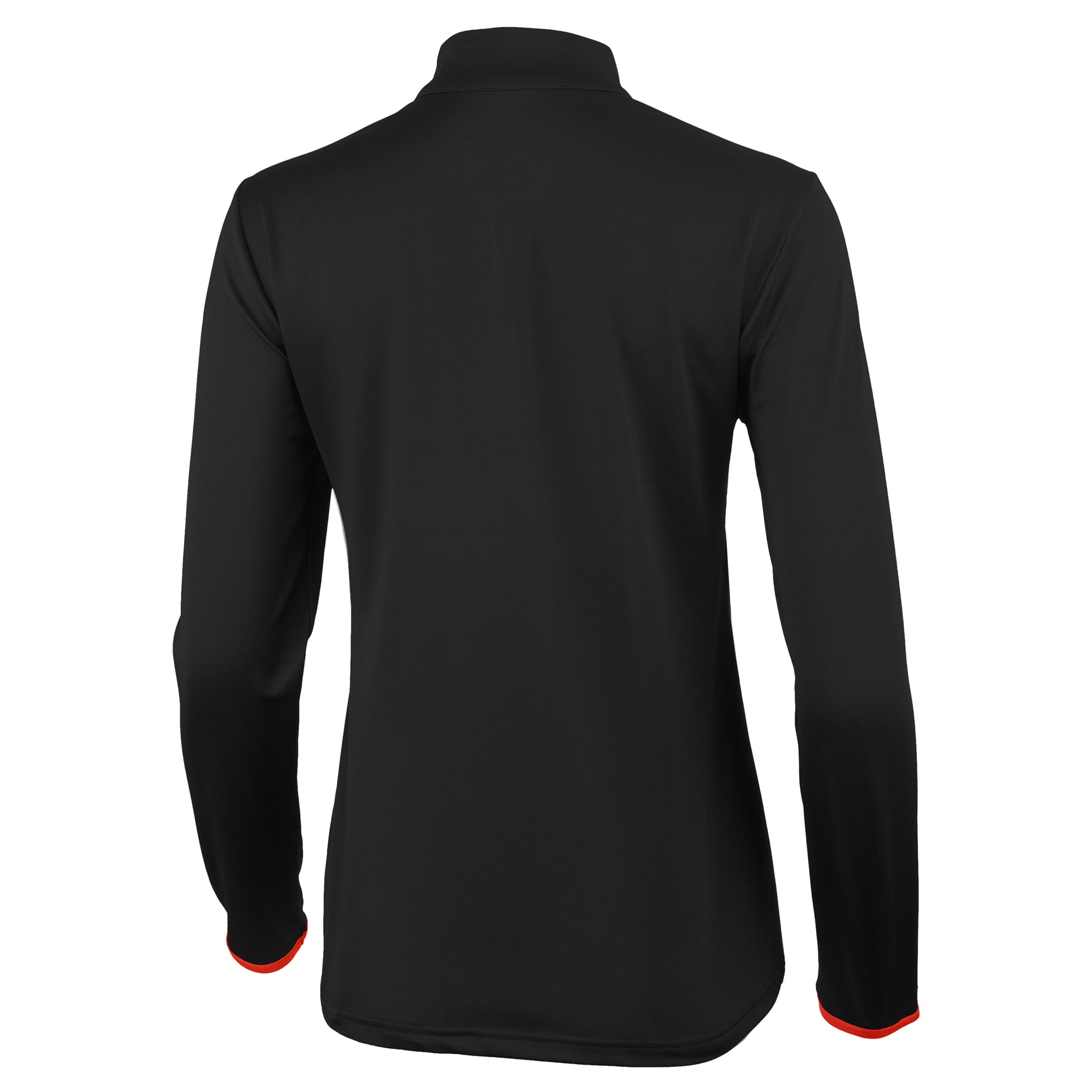 Pull à col zippé Antigua noir et orange pour femme, modèle Oregon State Beavers Brink.