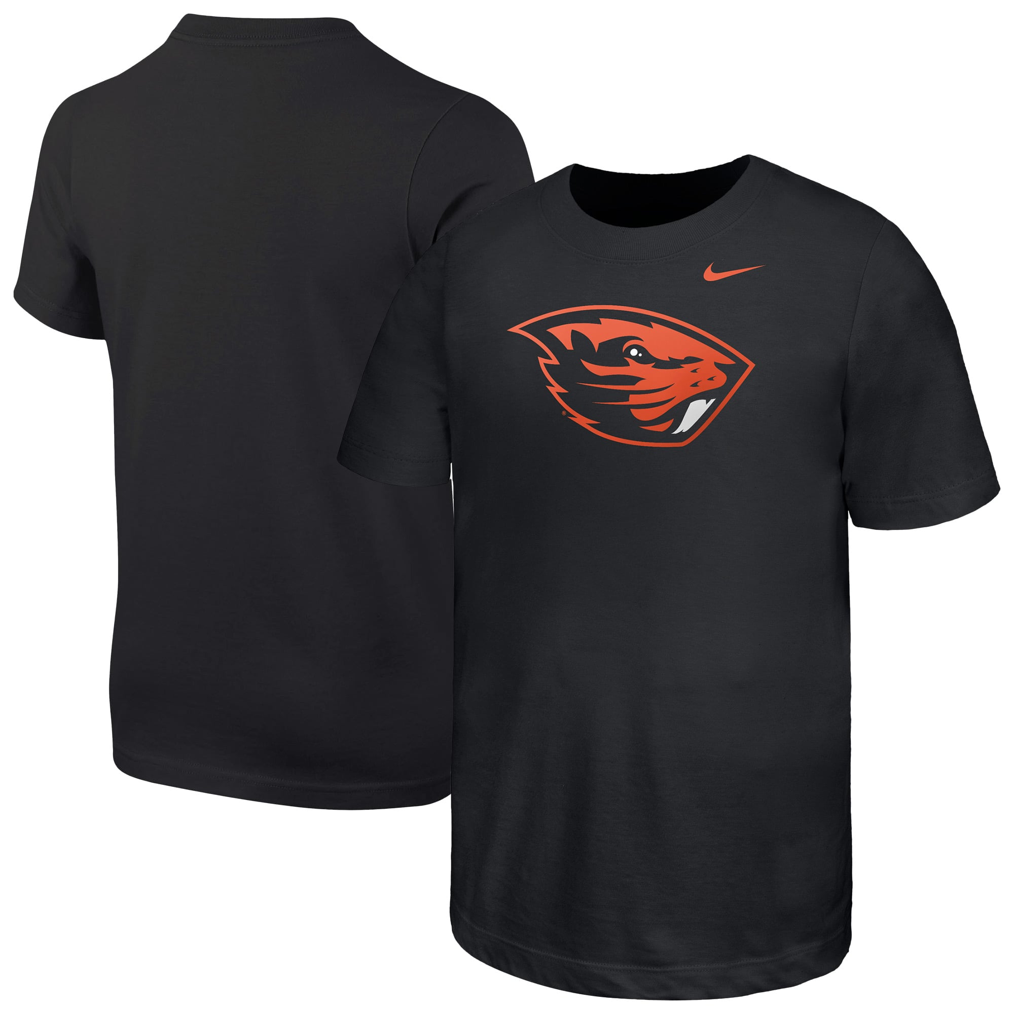 T-shirt Nike noir pour jeunes avec logo des Oregon State Beavers