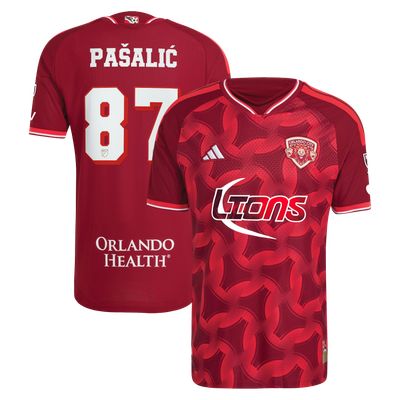 Marco Pašalić Orlando City SC adidas 2026 Archive On-Field Authentic Jersey - Red