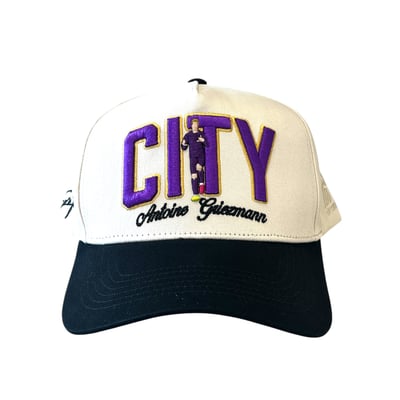 Antoine Griezmann Orlando City SC Unisex Adjustable Hat - Cream/Black