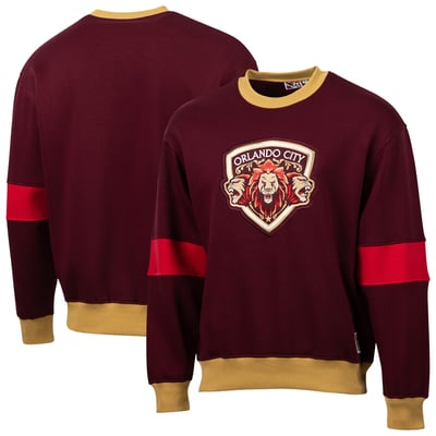 Orlando City SC Sport Design Sweden Unisex Relaxed Block Sweatshirt - Burgundy