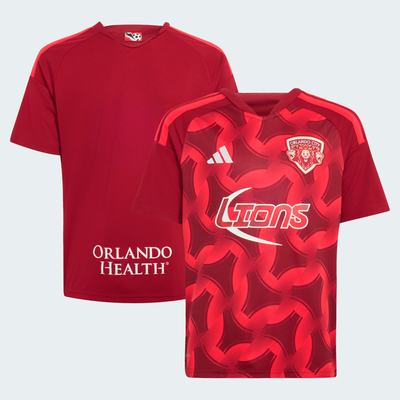 Orlando City SC adidas Youth 2026 Archive Replica Jersey - Red