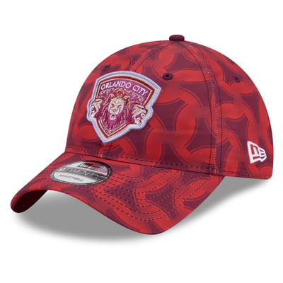 Orlando City SC New Era Youth 2026 Third Jersey Hook 9TWENTY Adjustable Hat - Red