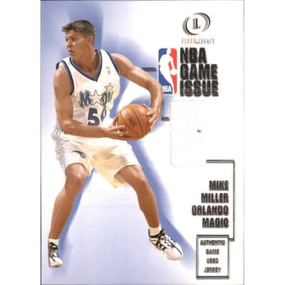 2000-01 Fleer Legacy NBA Game Issue #GI29 Mike Miller