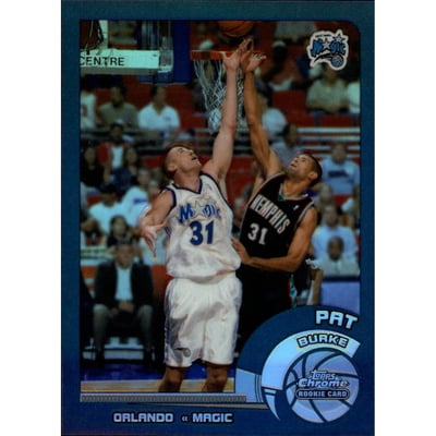 2002-03 Topps Chrome Refractors #130 Pat Burke