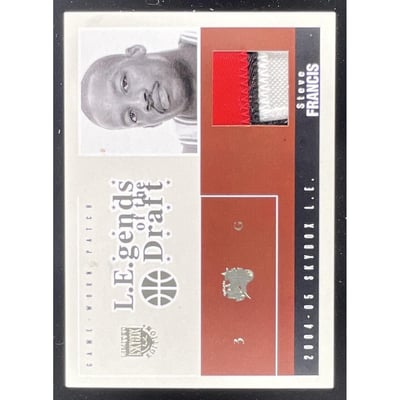 2004-05 Skybox LE Legends of the Draft Patches #LD-SF Steve Francis /25