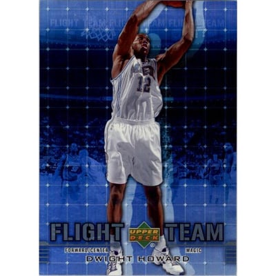 2006-07 UD Reserve Flight Team Gold #DH Dwight Howard