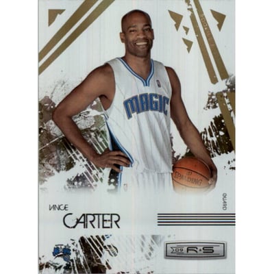 2009-10 Rookies and Stars Gold Holofoil #72 Vince Carter