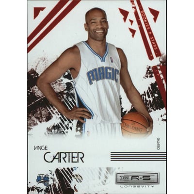 2009-10 Rookies and Stars Longevity Ruby #72 Vince Carter