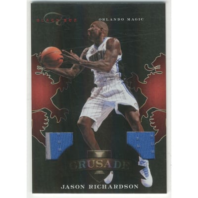 2010-11 Elite Black Box Crusade Materials #23 Jason Richardson