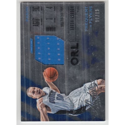2015-16 Absolute Memorabilia Frequent Flyer Materials #9 Aaron Gordon