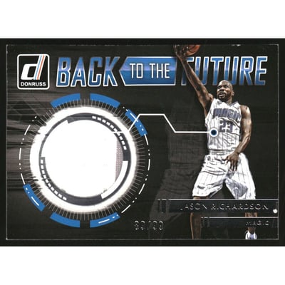 2015-16 Donruss Back to the Future Materials #22 Jason Richardson/99