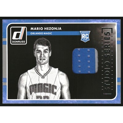 2015-16 Donruss Studio Series Rookie Jerseys #1 Mario Hezonja