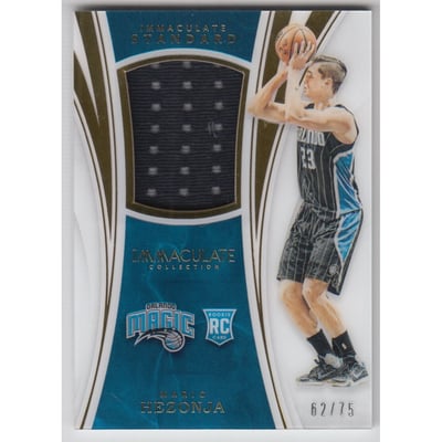 2015-16 Immaculate Collection Standard Materials #STMHE Mario Hezonja/75