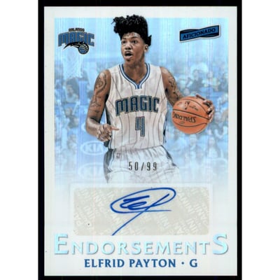 2016-17 Panini Aficionado Endorsments #26 Elfrid Payton/99