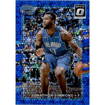 2017-18 Donruss Optic Fast Break Blue #109 Jonathon Simmons