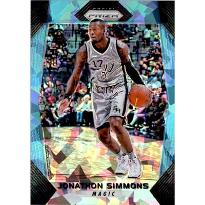 2017-18 Panini Prizm Prizms Blue Ice #79 Jonathon Simmons