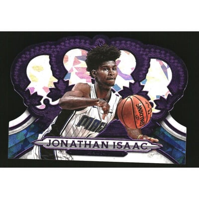 2018-19 Crown Royale Crystal Purple #95 Jonathan Isaac