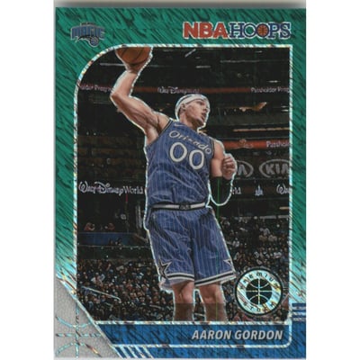 2019-20 Hoops Premium Stock Prizms Green Shimmer #137 Aaron Gordon