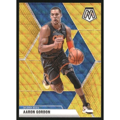 2019-20 Panini Mosaic Mosaic Gold Wave #12 Aaron Gordon