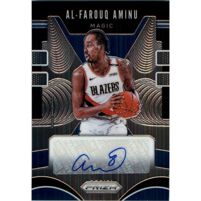 2019-20 Panini Prizm Signatures #34 Al-Farouq Aminu