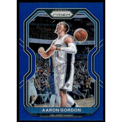 2020-21 Panini Prizm Prizms Blue #148 Aaron Gordon
