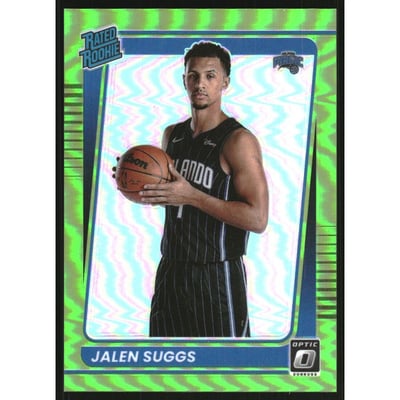 2021-22 Donruss Optic Lime Green #179 Jalen Suggs