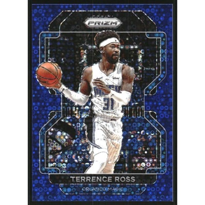 2021-22 Panini Prizm Prizms Fast Break Blue #189 Terrence Ross