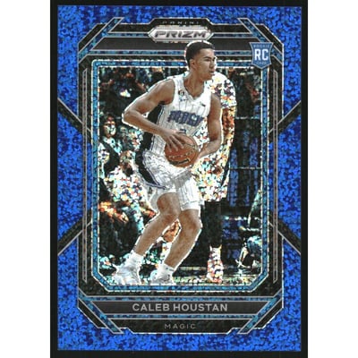 2022-23 Panini Prizm Prizm Blue Sparkle #269 Caleb Houstan