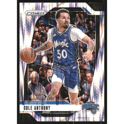 2024-25 Panini Prizm Prizms Skewed #73 Cole Anthony
