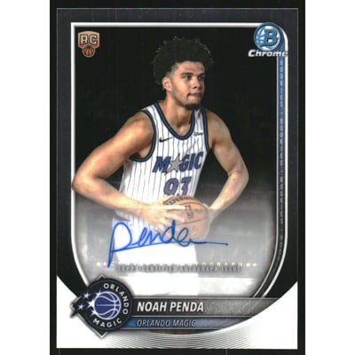 2025-26 Bowman Chrome Autographs #BCANP Noah Penda