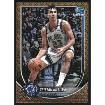 2025-26 Bowman Chrome Steel Metal Refractors #BCV175 Tristan da Silva