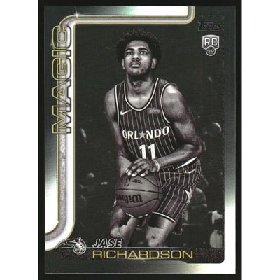 2025-26 Topps Blackout #225 Jase Richardson