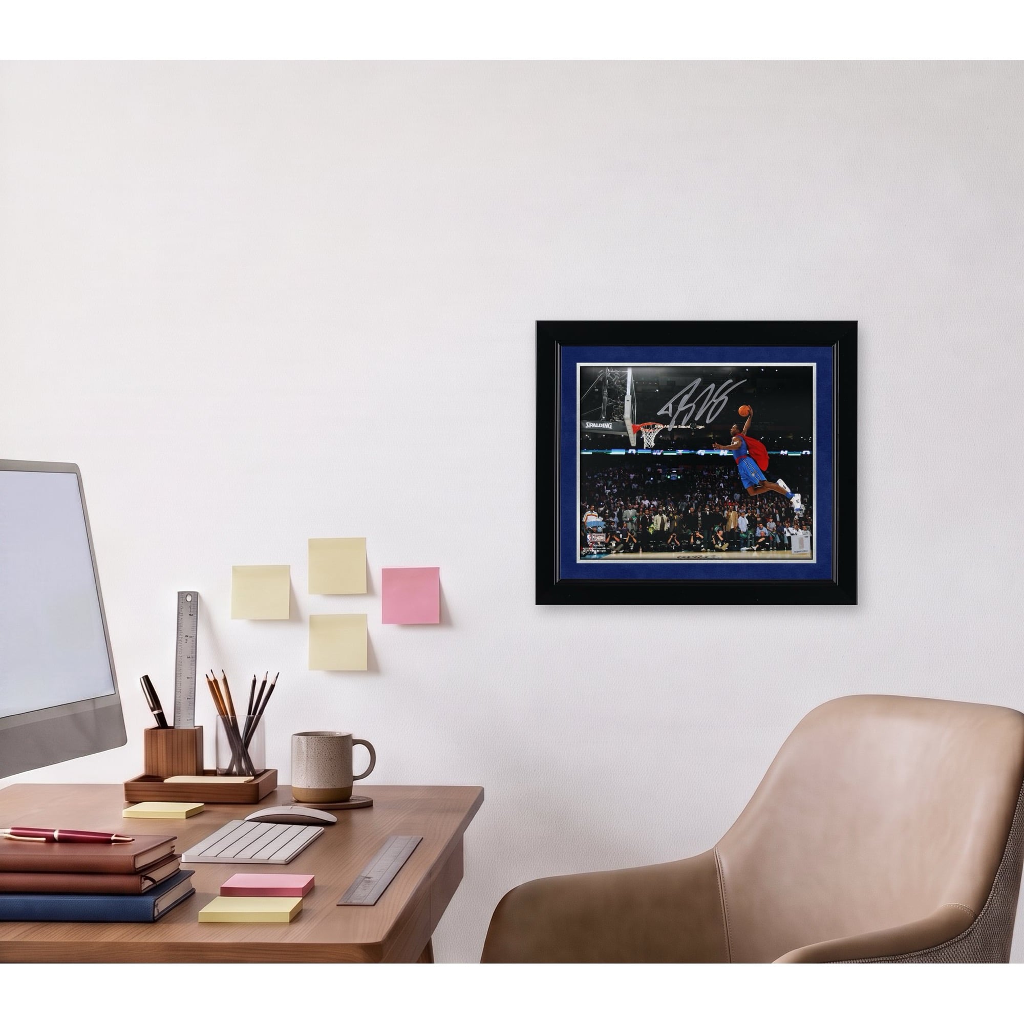 Photographie autographiée de Dwight Howard du concours de dunks Orlando Magic (8" x 10")