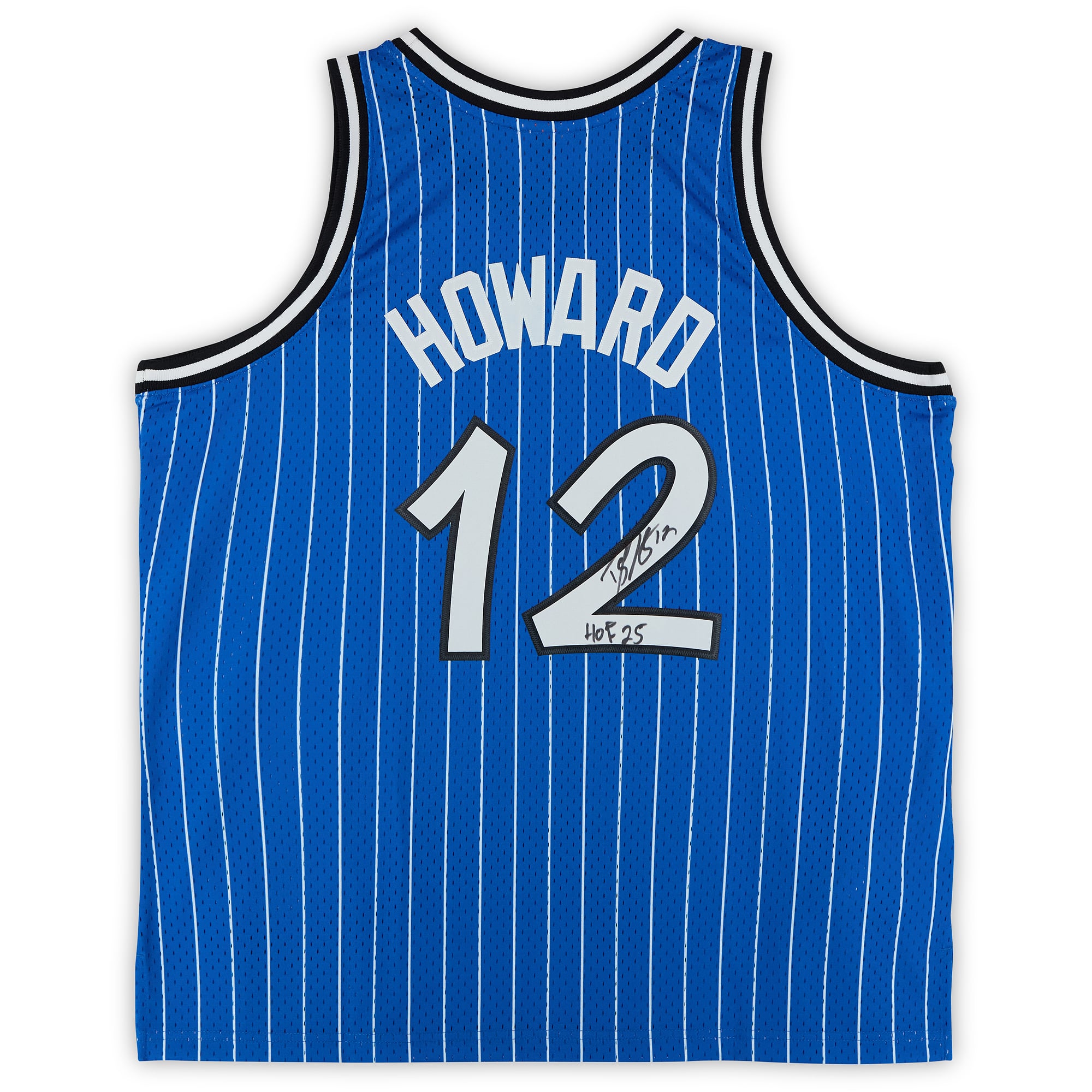 Dwight Howard Orlando Magic Autographed Mitchell & Ness 2004-05 Blue Hall of Fame Swingman Jersey with "HOF 25" Inscription