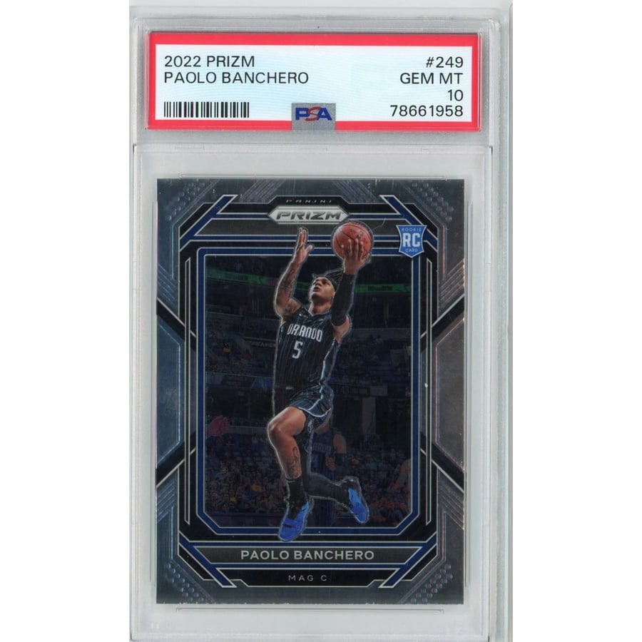 Graded 2022 Panini Prizm Paolo Banchero #249 Rookie RC Basketball 