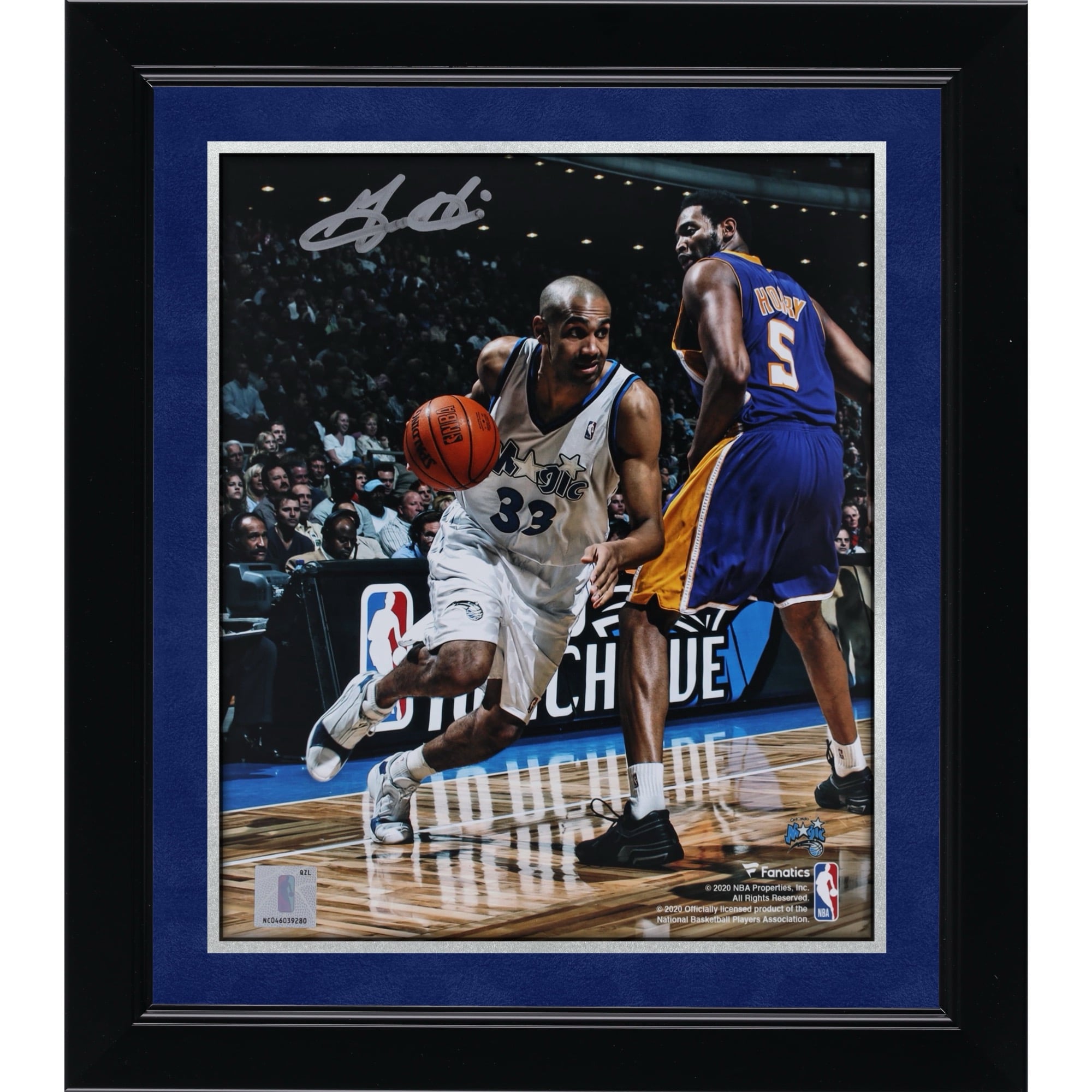 Grant Hill Orlando Magic Autographed 8" x 10" Driving to the Basket Photograph