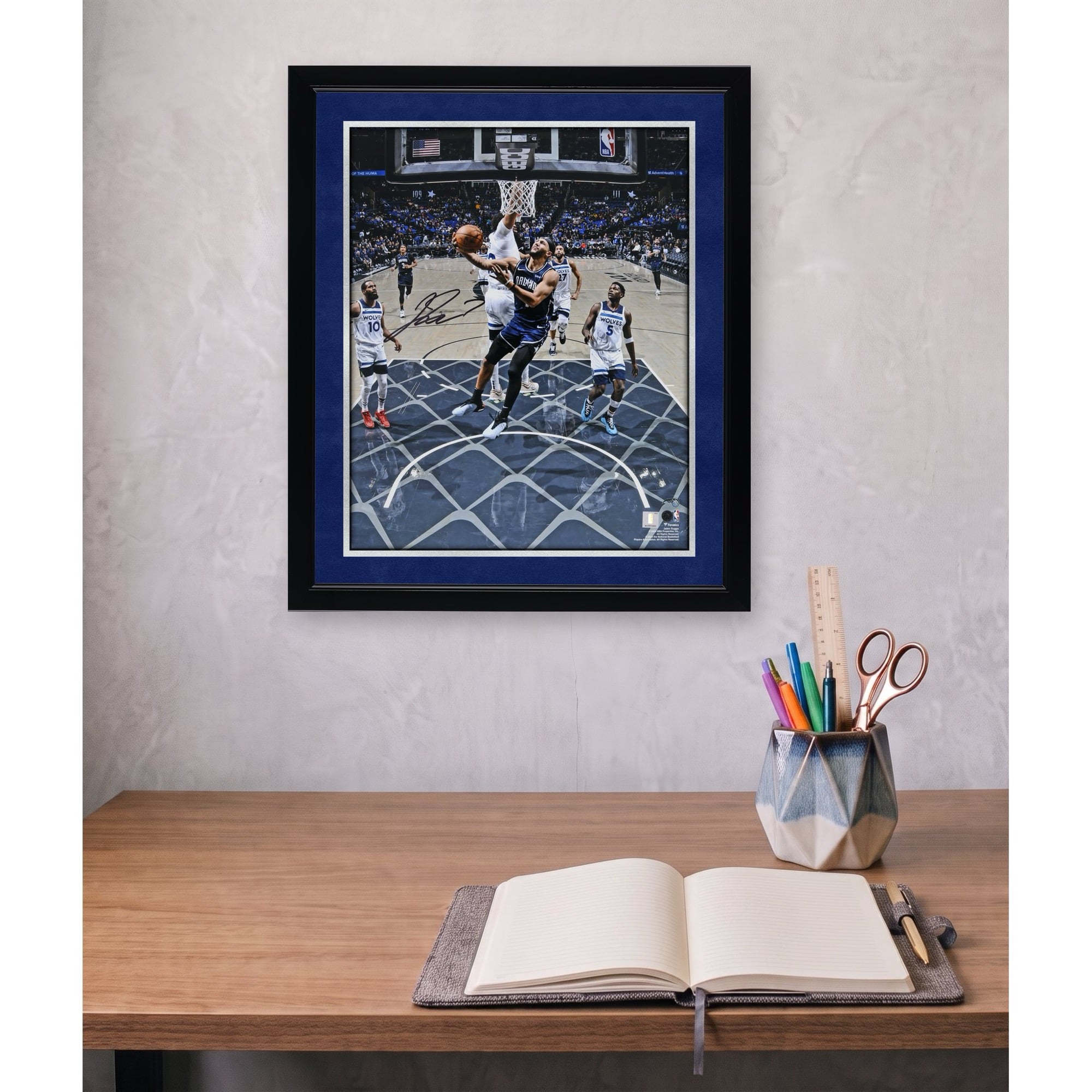 Jalen Suggs Orlando Magic Autographed 16" x 20" Reverse Layup Photograph