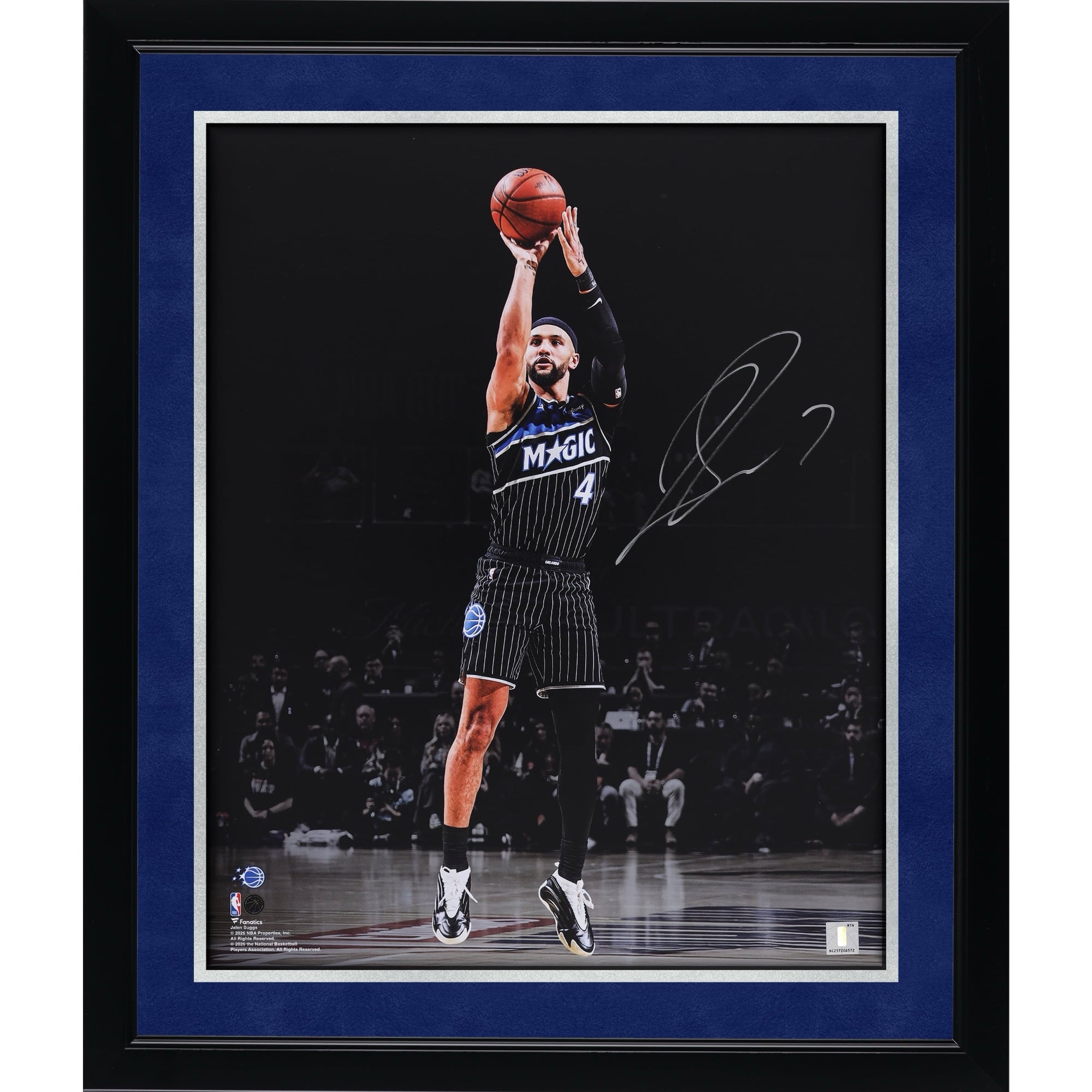 Photo dédicacée de Jalen Suggs (Orlando Magic) - 40 x 50 cm (16 x 20 pouces) - Shooting Spotlight