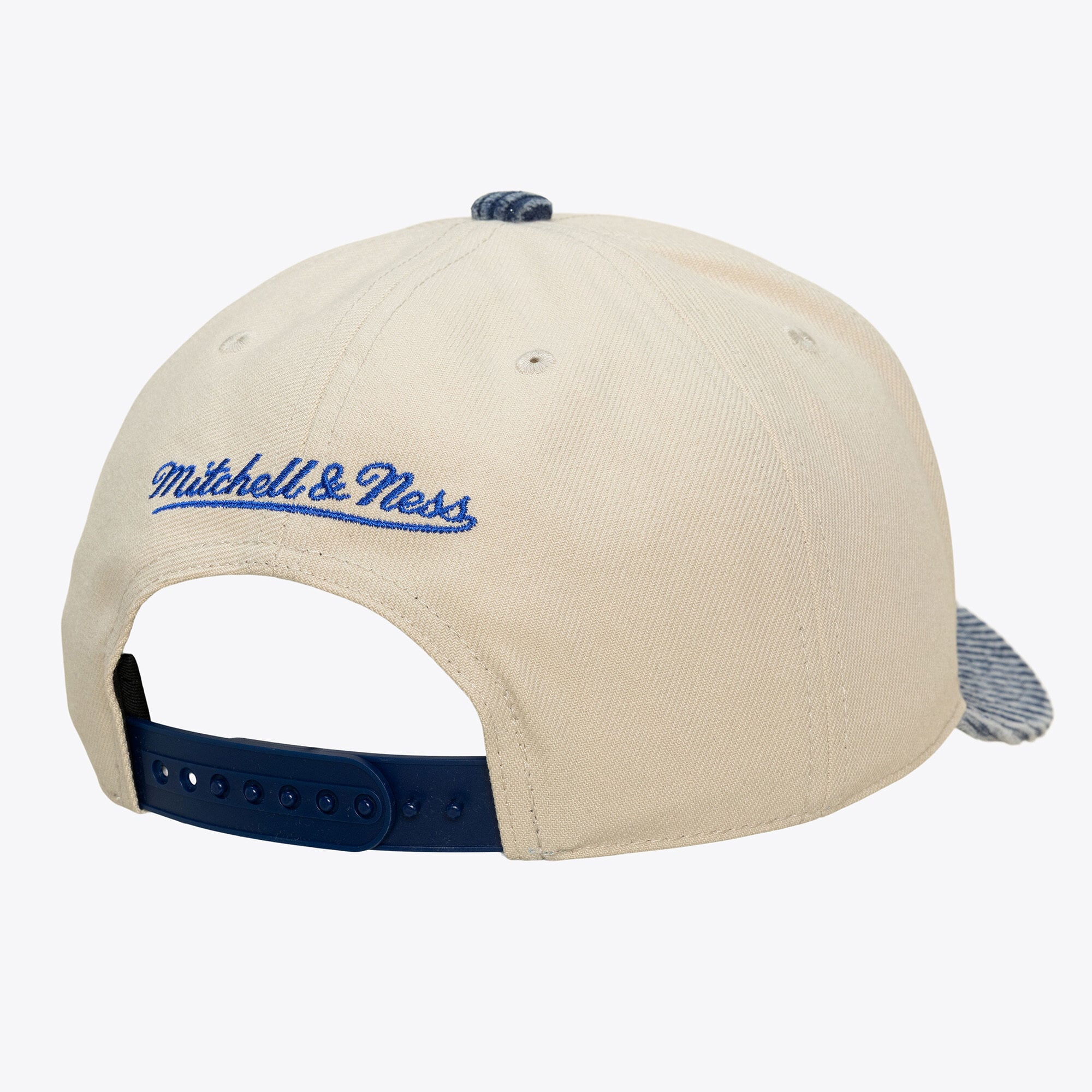 Casquette Mitchell & Ness Pro Crown Snapback crème/bleue Orlando Magic pour homme