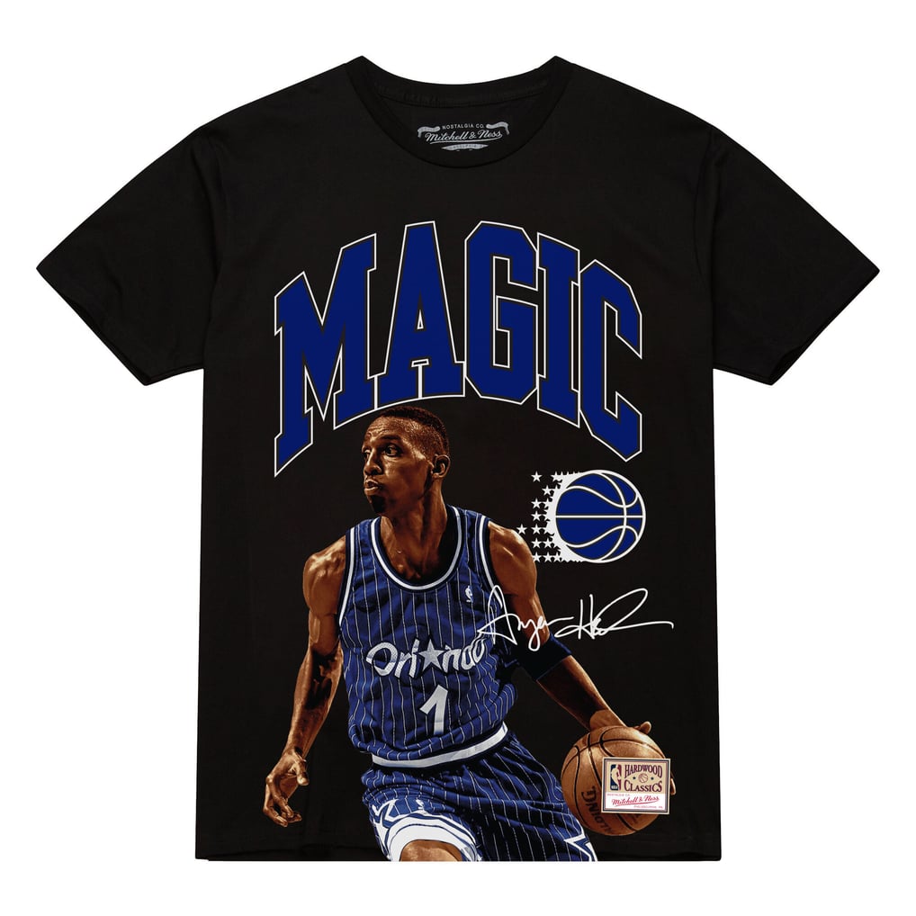 Vintage HardWood Classic Mitchell & Ness Orlando Magic Black NBA Basketball Sho Mitchell & Ness Hardwood Classics NBA Orlando Magic  main image 3