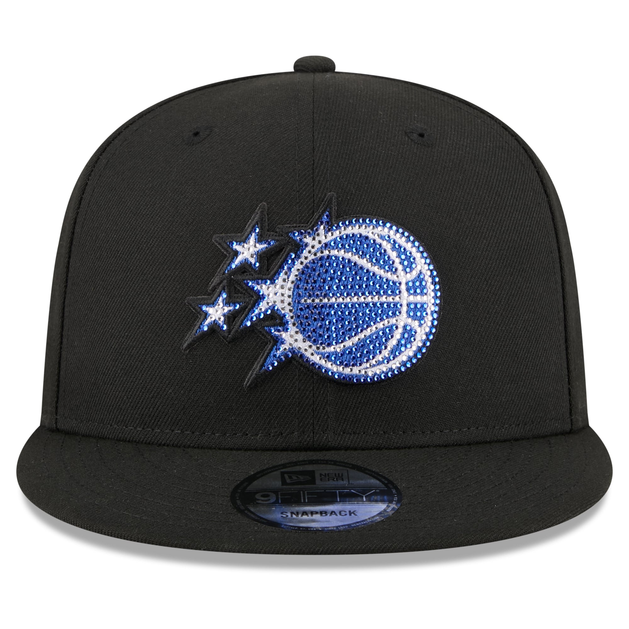 Men's New Era Black Orlando Magic 2026 NBA Draft Crystal 9FIFTY Snapback Hat