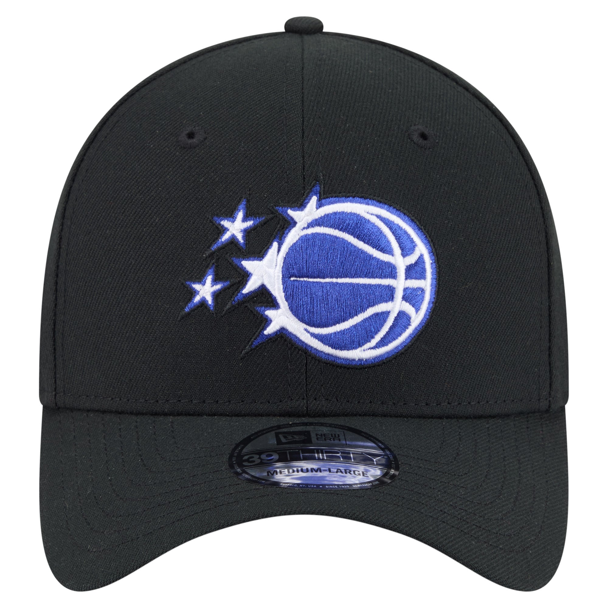 Men's New Era Black Orlando Magic 39THIRTY Flex Hat