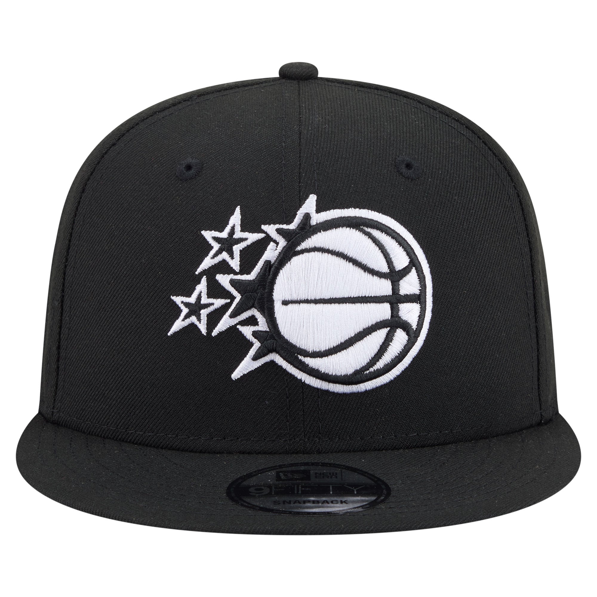 Men's New Era Black Orlando Magic Team 9FIFTY Snapback Hat