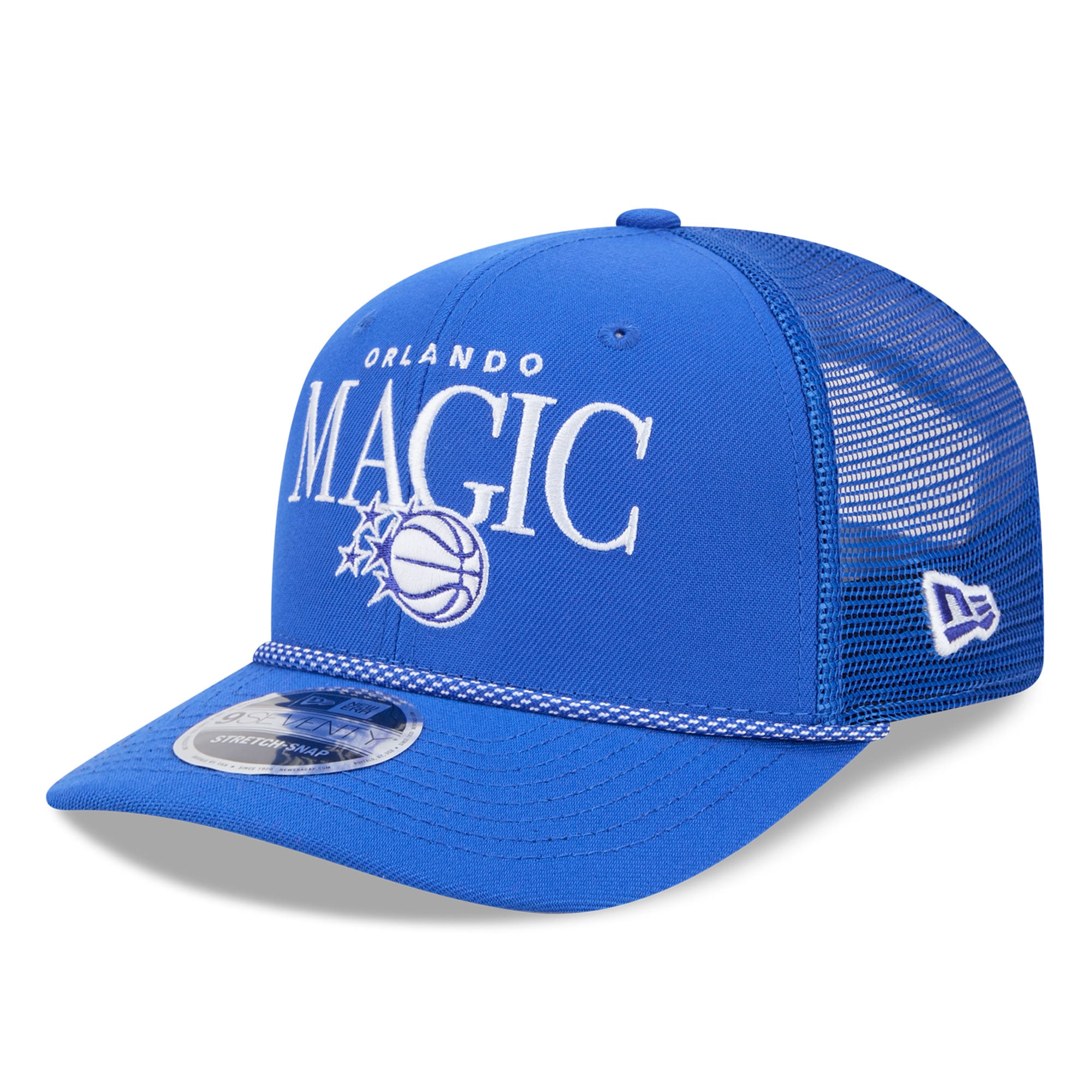 Men's New Era Blue Orlando Magic Tonal 9SEVENTY Adjustable Trucker Hat