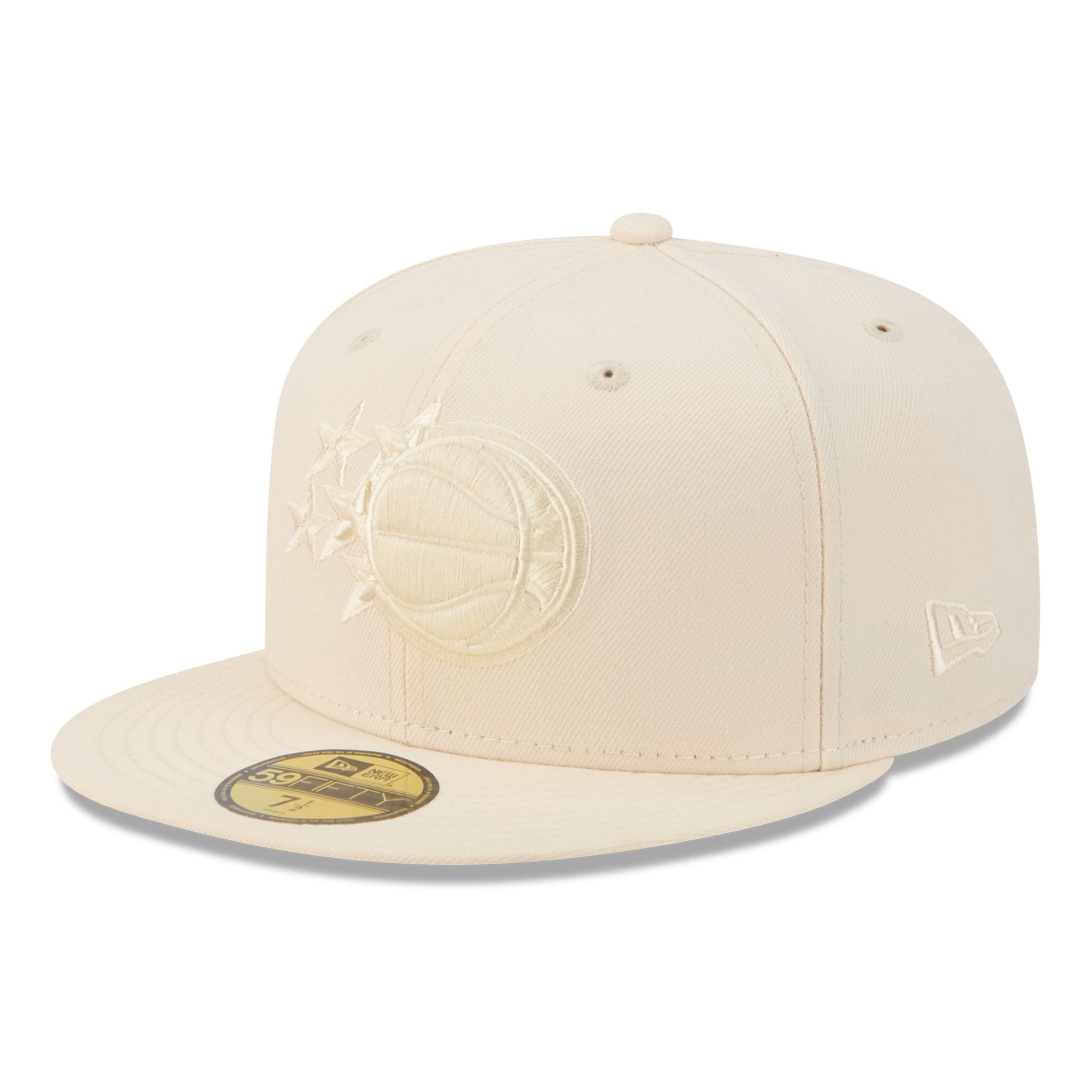 Casquette ajustée New Era crème Orlando Magic 59FIFTY pour homme
