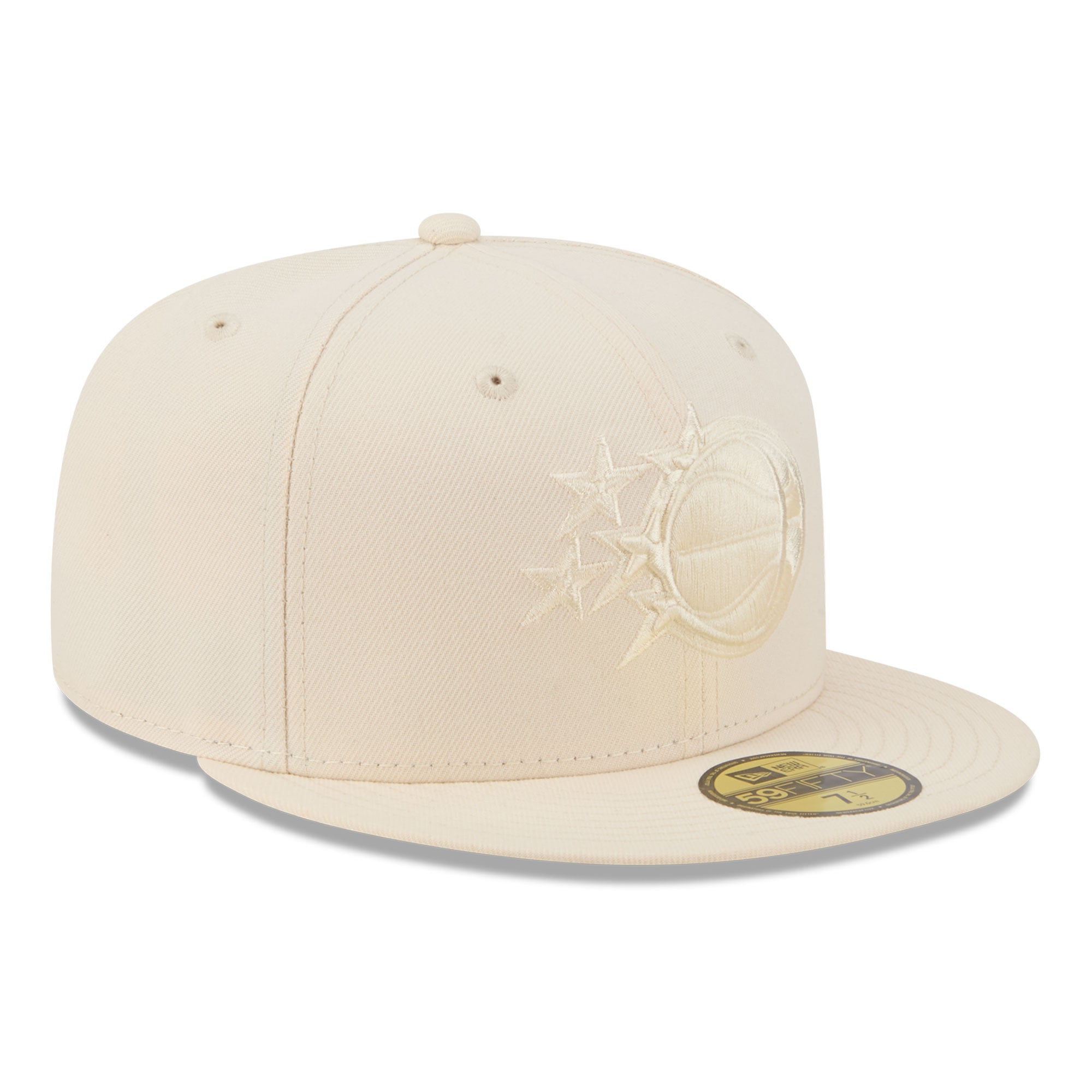 Casquette ajustée New Era crème Orlando Magic 59FIFTY pour homme