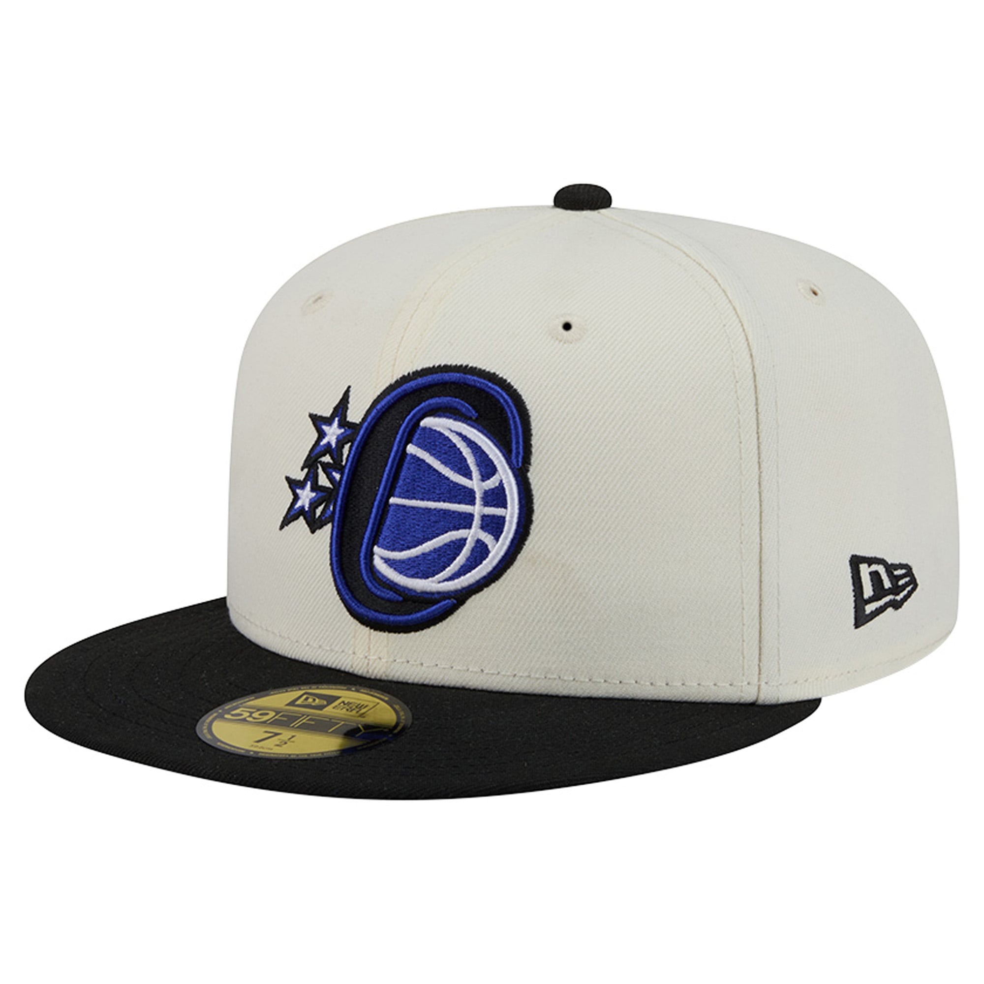 Casquette ajustée New Era Deceptor 59FIFTY crème/noire pour homme